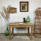 Table de ferme bois brut