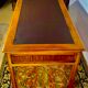 Flat desk in Mahogany Art Deco period 1920, marquetry of precious wood.