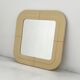 Miroir Space Age Blanc par Anna Castelli Ferrieri pour Kartell 1970