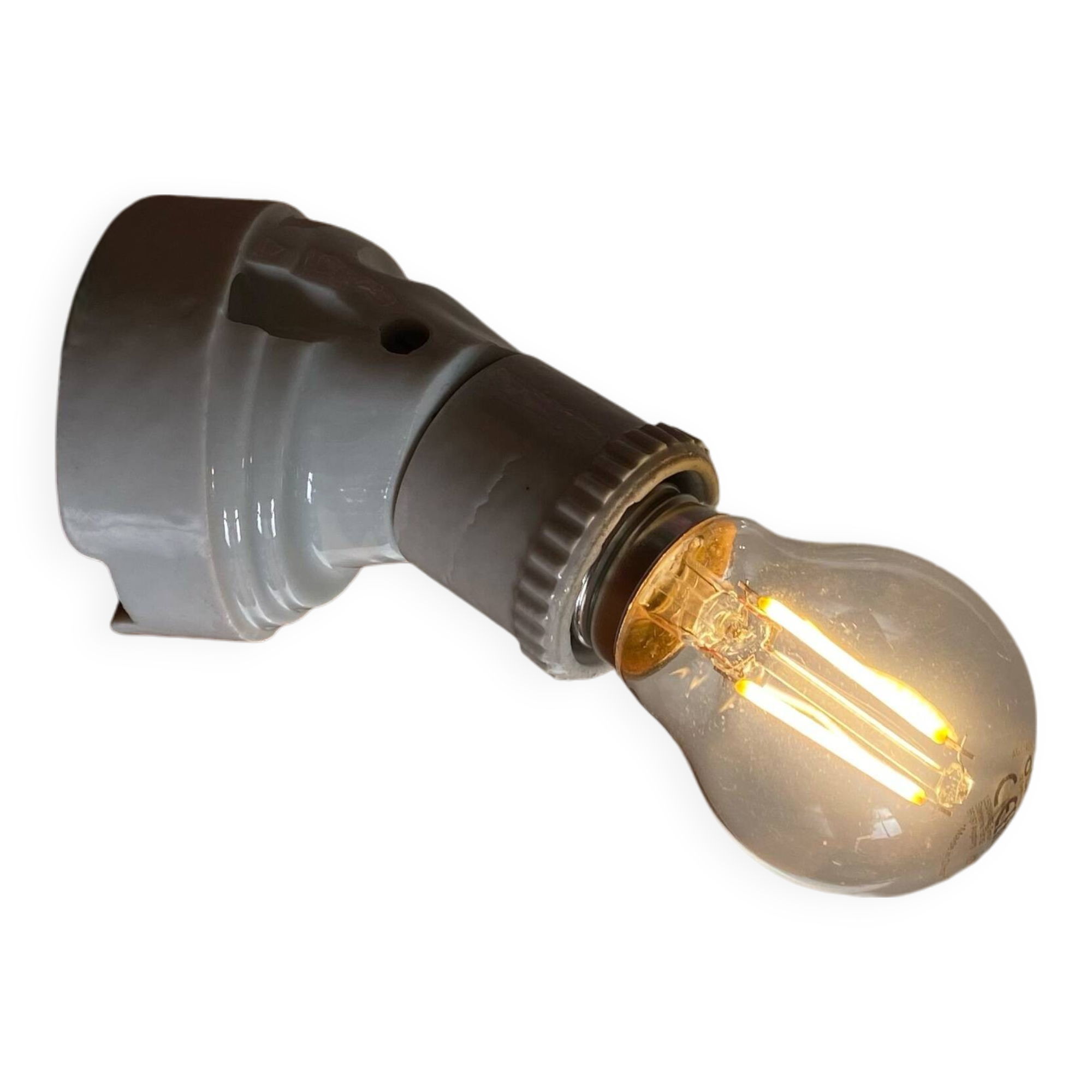 Ceramic porcelain wall light garage workshop