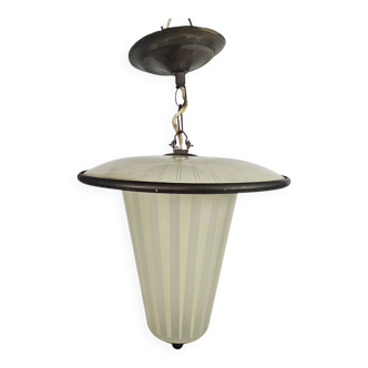pendant lamp - brass - copper - lantern lamp - 1950s