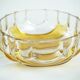 Pressed glass platter by Walther-Glas, geometric pattern, Germany, 1970s