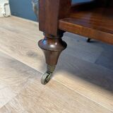 antique mahogany three-tiered étagère