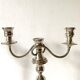 Paire de chandeliers et bougeoirs modulables style anglais
