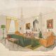 Painting decorative art interior architecture 30-50s
