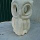 Albert Tormos vintage owl lamp in stone