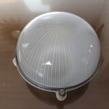 Wall lamp or ceiling lamp industrial window brand "block" France 60s 70s