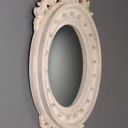 Antique Regency mirror in gilded wood, Italy, early 20th century.