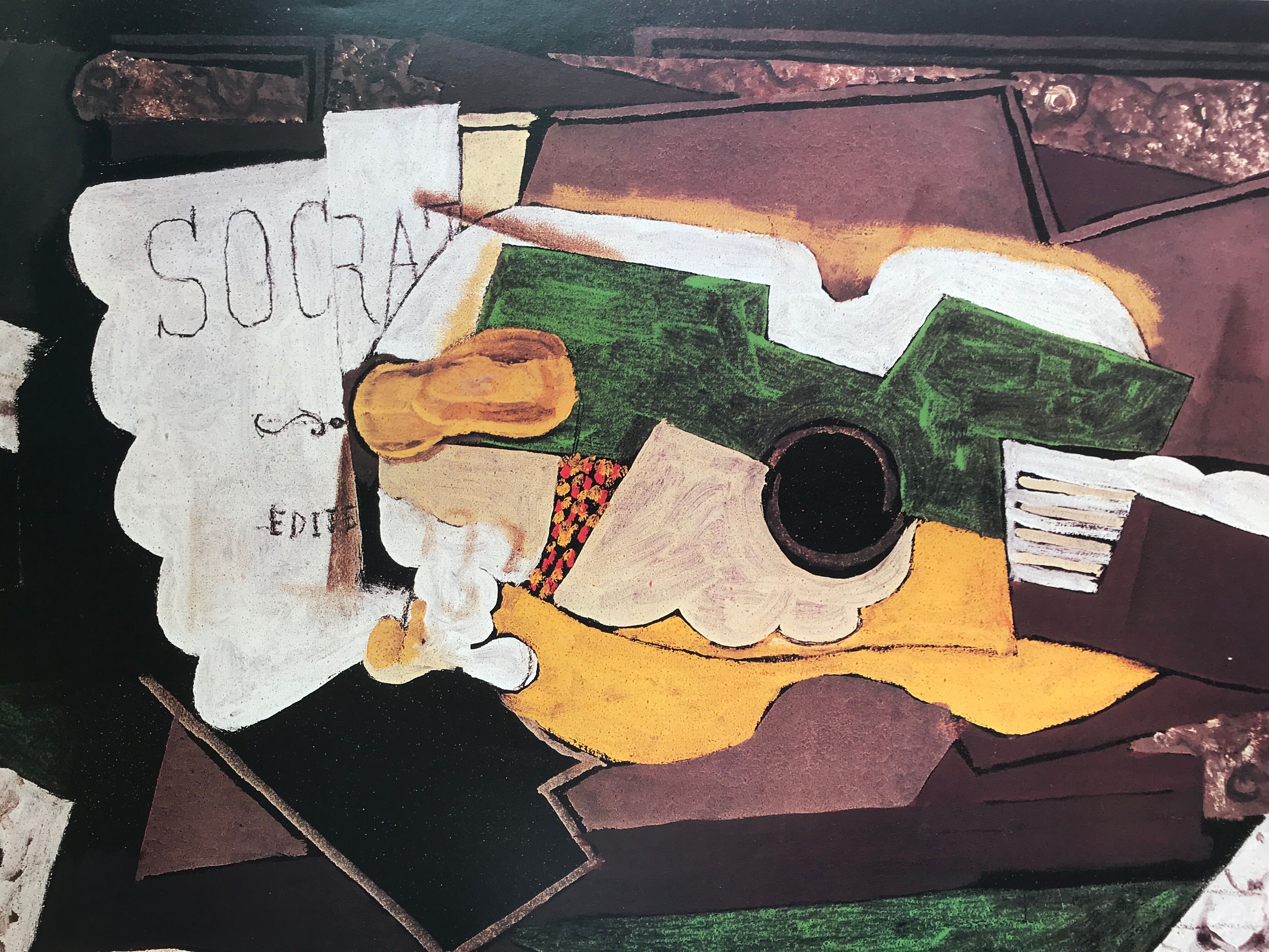 Vintage poster by Georges BRAQUE, Museum of Modern Art, 1987