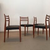 4 vintage Moller 78 chairs