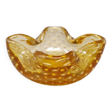 1960s Gorgeous Ashtray or Catchall by Flavio Poli for Seguso. Made in Italy