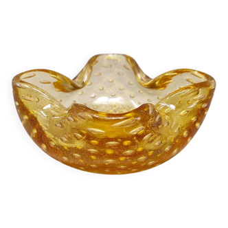 1960s Gorgeous Ashtray or Catchall by Flavio Poli for Seguso. Made in Italy