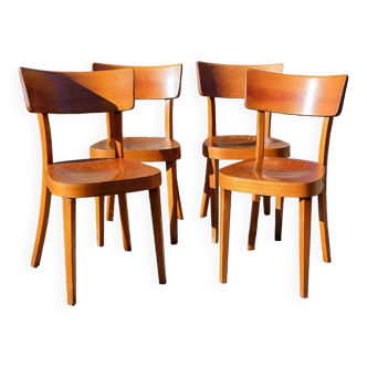4 "classic" bistro chairs from Horgen-Glarus (Switzerland) 1950s