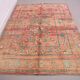 Peach Vintage Moroccan Rug 180 x 253 cm - Handmade Berber Wool Rug - Boho