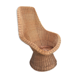 Wicker armchair from the 70s