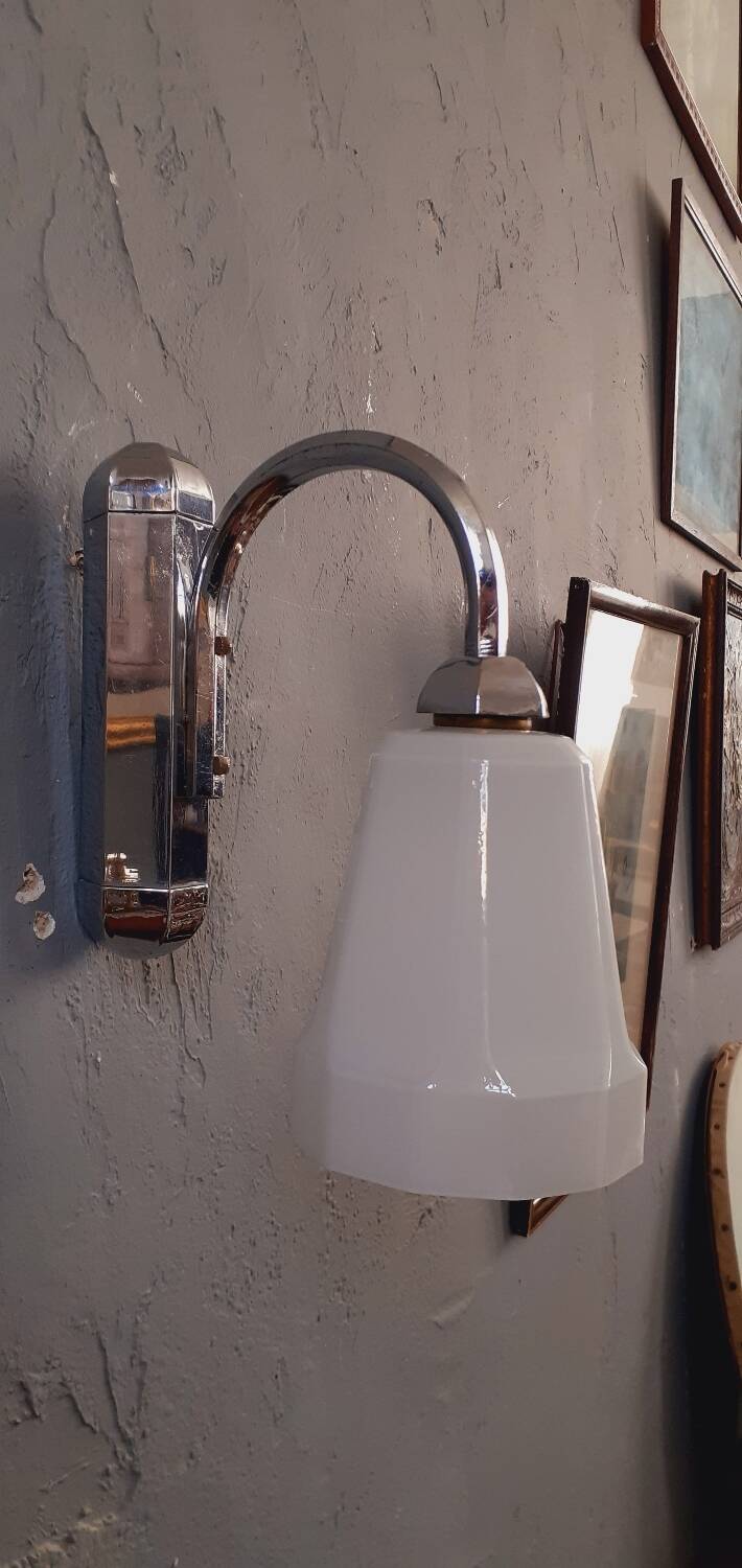 Art Deco Bathroom Wall Lamp Year 40.