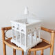Cage, decorative aviary in wood and metal