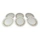 Set of 6 Limoges porcelain plates Haviland Hôtel Métropole Brussels