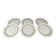Set of 6 Limoges porcelain plates Haviland Hôtel Métropole Brussels