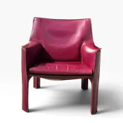 Fauteuil Cab 414 par Mario Bellini pour Cassina