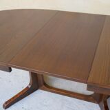 Oval dining table extendable by Baumann