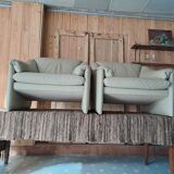 Paire de fauteuils Leolux design