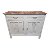 Restyled Art Deco sideboard with marble top