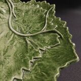 Portugal barbotine plate, second half of the 20th century.