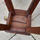 Vintage wooden stool reconstruction period 40s 50s