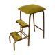 Stepladder stool in green vintage formica