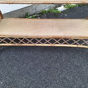 Vintage rattan shelf