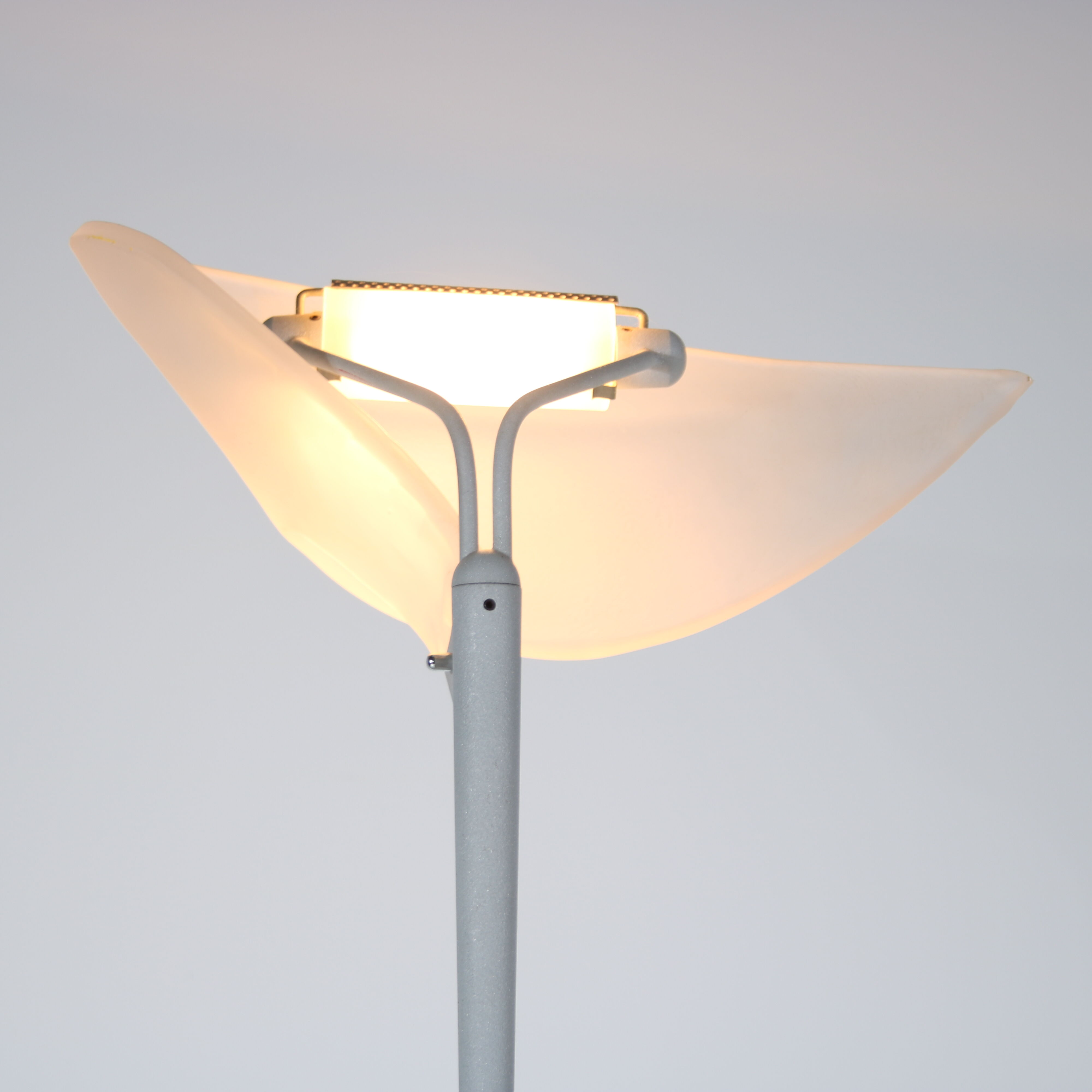 1970s Floor lamp with matte glass by Relco, Italy