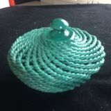 Green ceramic box 1950s