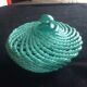 Green ceramic box 1950s