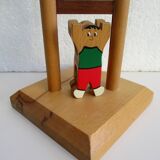 Jeu clown en bois vintage