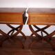 Paire de tables de chevet style empire pieds croisé