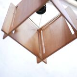 Vintage Scandinavian teak pendant lamp