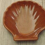 Set of 5 French Vintage Emile Henry Brown Coquille St Jacques Dishes 5193