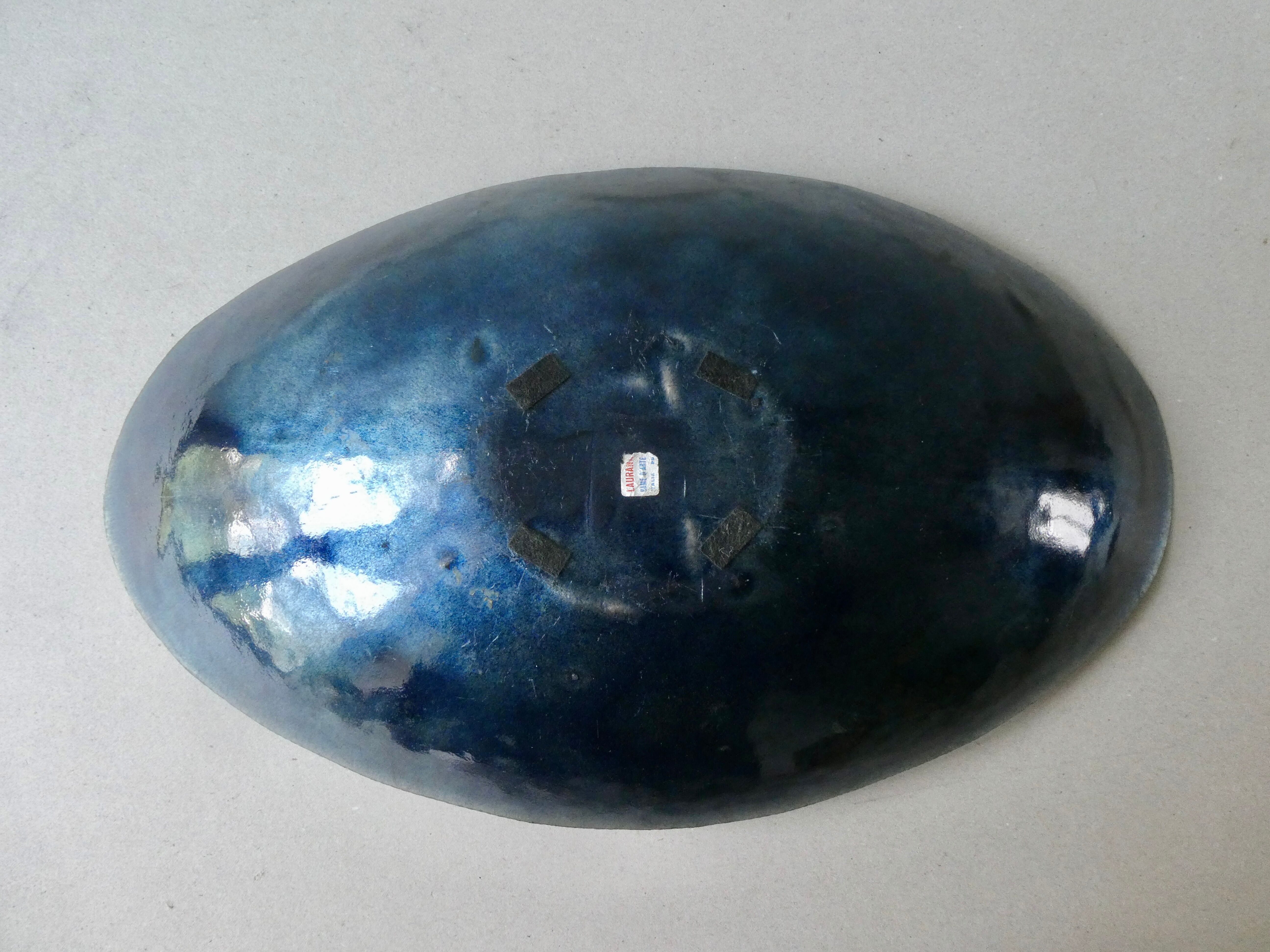 Enamelled copper cup Laurana Rame d'Arte, 60s