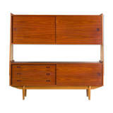 Mid-century teak & oak highboard from Skovby, 1960s