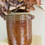 Old sandstone grease pot or salt pan