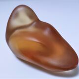 Zoomorphic paperweight crystal duck saint-louis v.rybalchenko design signed