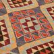 Turkish Handwoven Vintage Herki Kilim 111 cm x 350 cm
