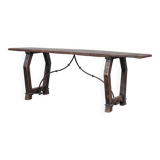 Antique Spanish Double Sided Console Table