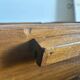 Large vintage wooden dough trough – 65 × 50 cm