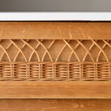 Rattan cabinet