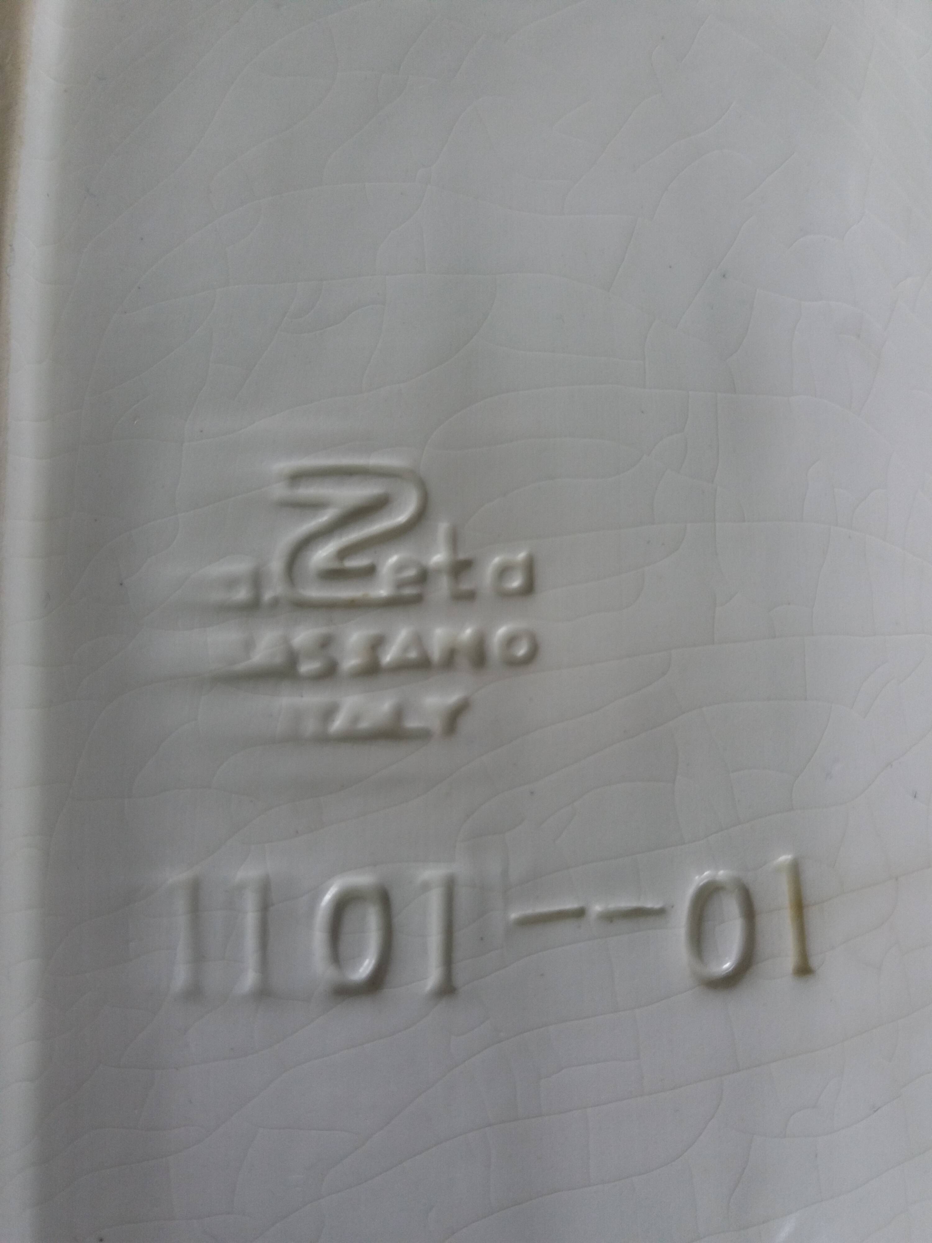 Asparagus dish in slip Bassano Italy