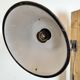 Industrial Black Enamel Scissor Wall Lamp, 1930s
