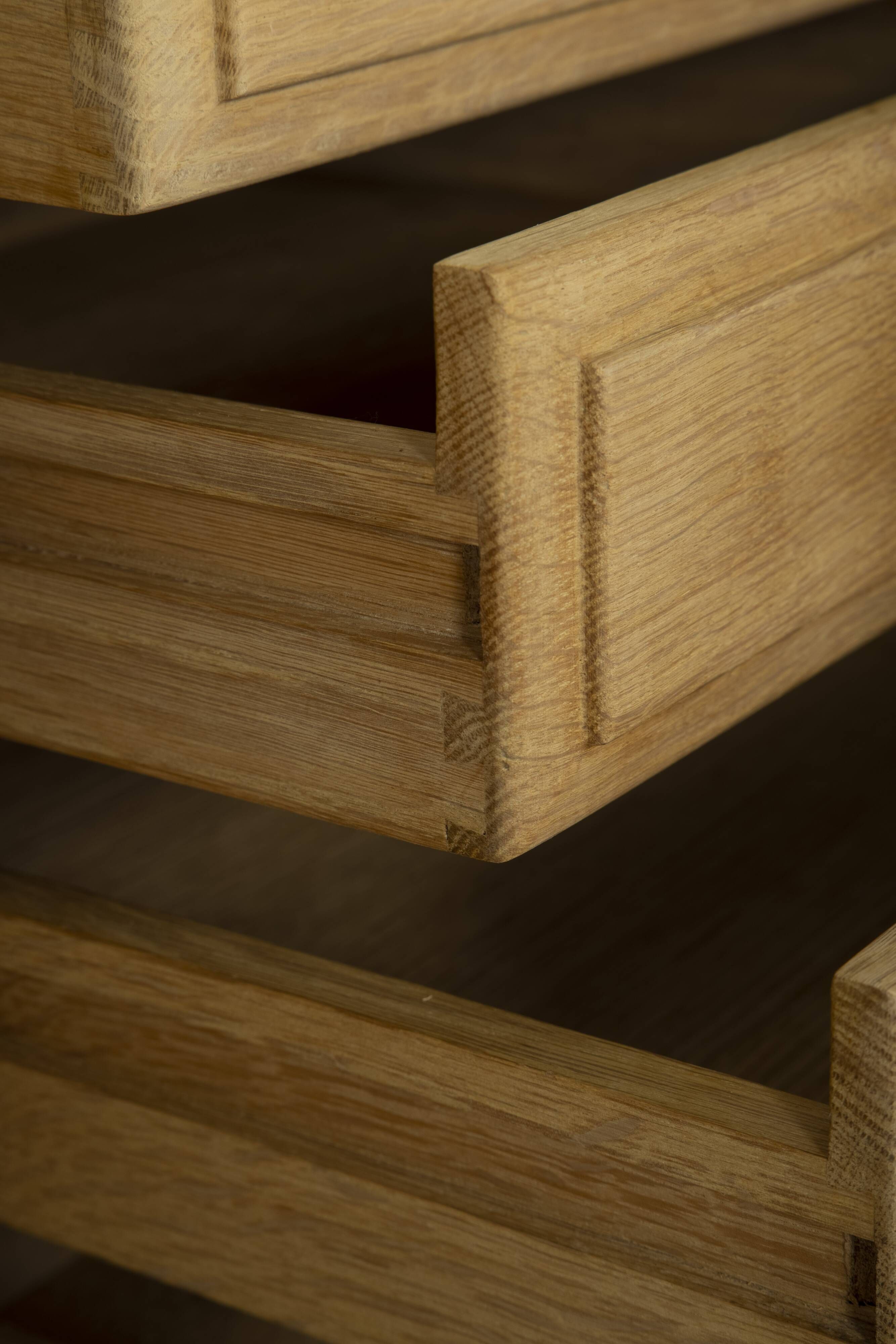 Oak sideboard by Guillerme & Chambron, France 1960s