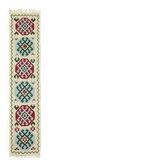 Turkish Handwoven Vintage Herki Kilim 85 cm x 375 cm